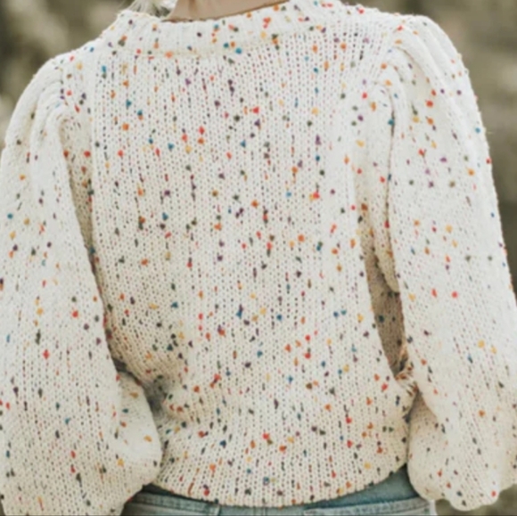 Colorful Dots Pullover Sweater - Picture 5 of 7